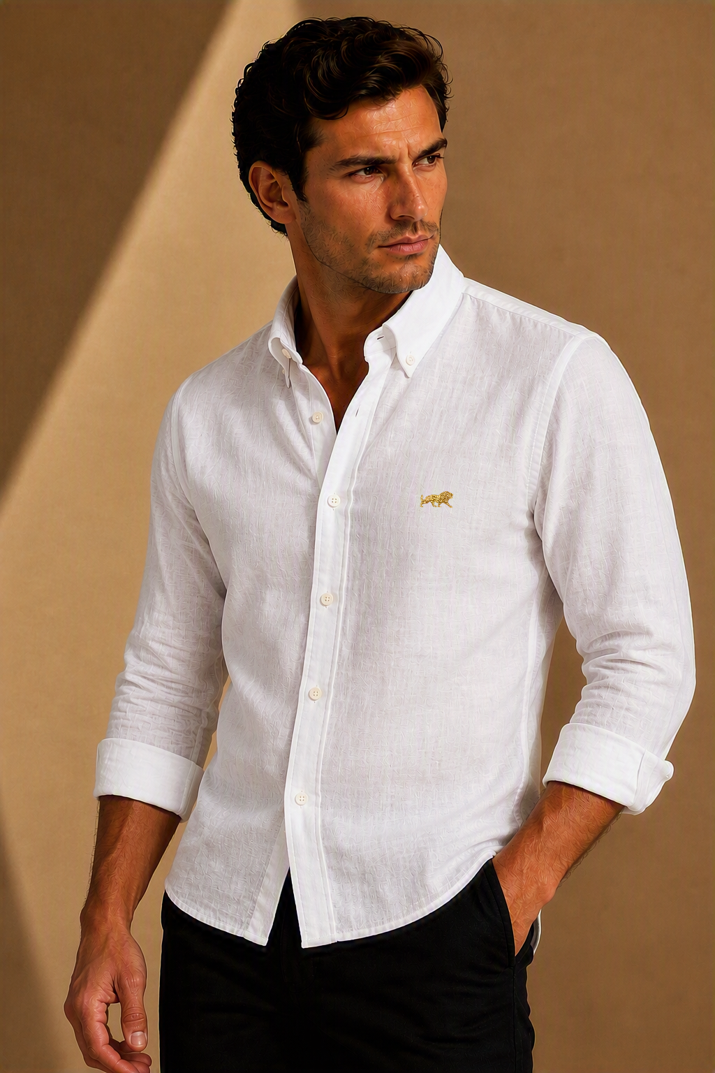 CLASSIC WHITE LINEN SHIRT